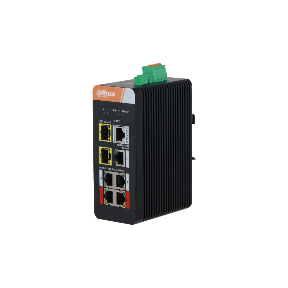 DAHUA PFS4207-4GT-DP 7-port Gigabit Industrial Switch with 4-port PoE (Managed)