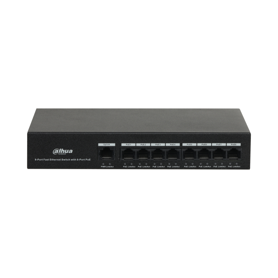 DAHUA PFS3009-8ET-65 8-Port PoE Switch (Unmanaged)