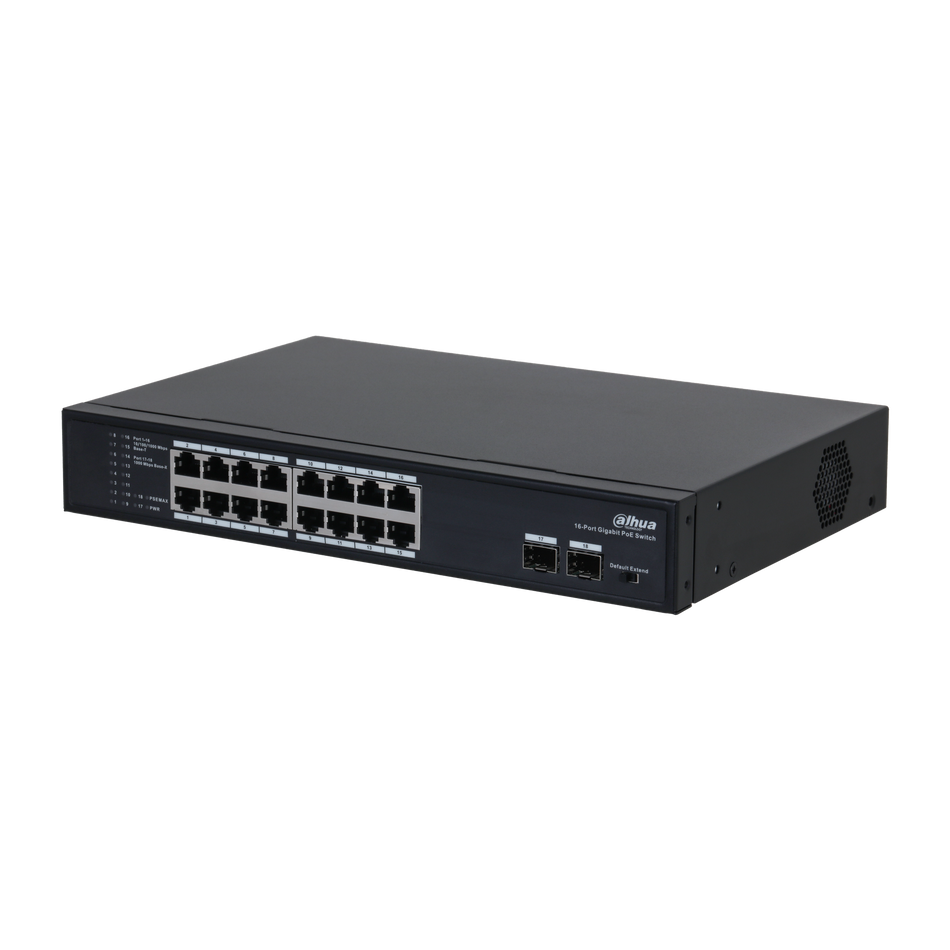 DAHUA PFS3218-16GT-135 18-Port Economical Gigabit Switch with 16-Port PoE