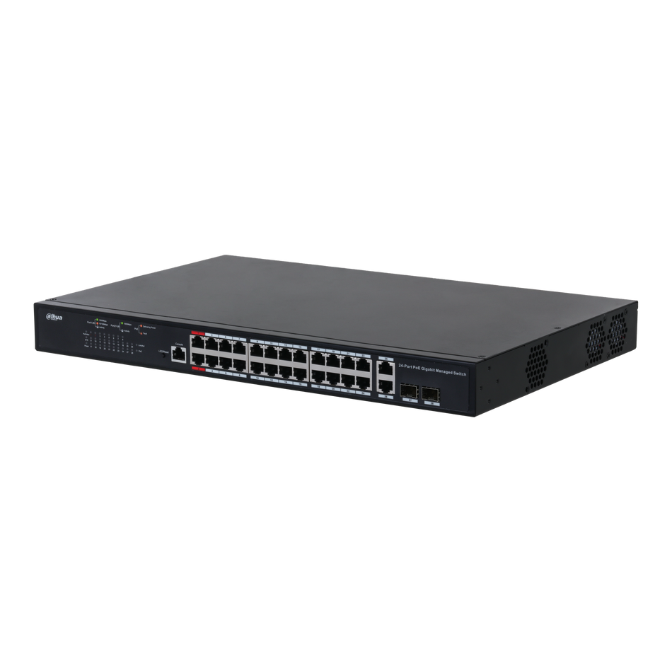 DAHUA PFS4226-24GT-370 26-Port Managed Gigabit Switch with 24-Port PoE