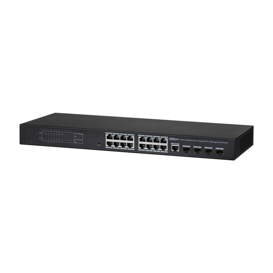 DAHUA PFS4420-16GT-240 16-Port PoE Gigabit Managed Switch